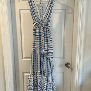 MISA Los Angeles Dominika striped maxi dress, XSmall